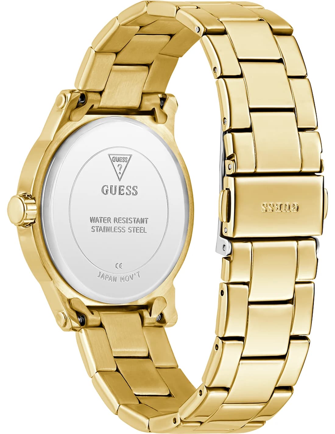Cadran or de la montre Guess GW0861L2 en détail