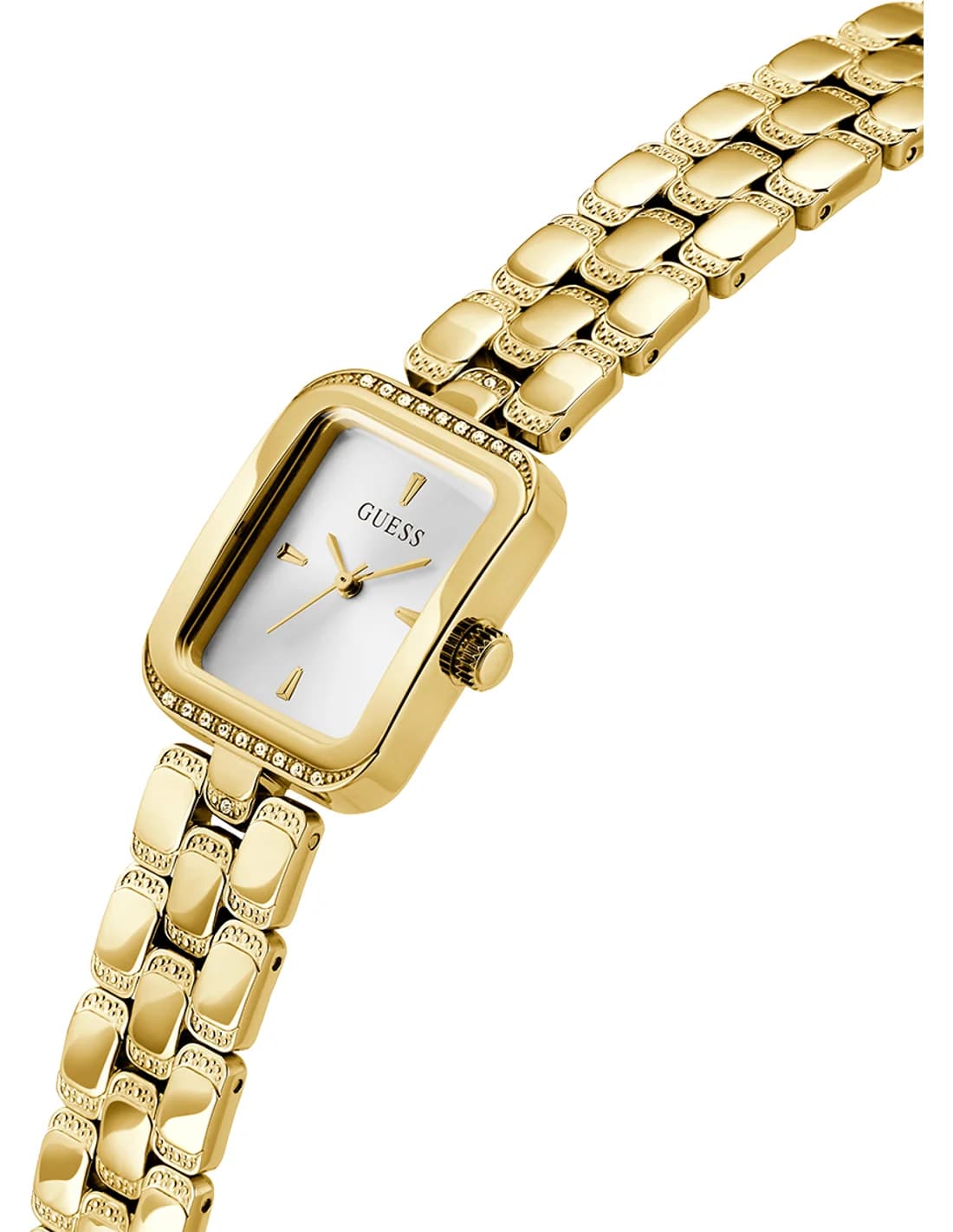 Profil de la montre Guess GW0865L2, boîtier or