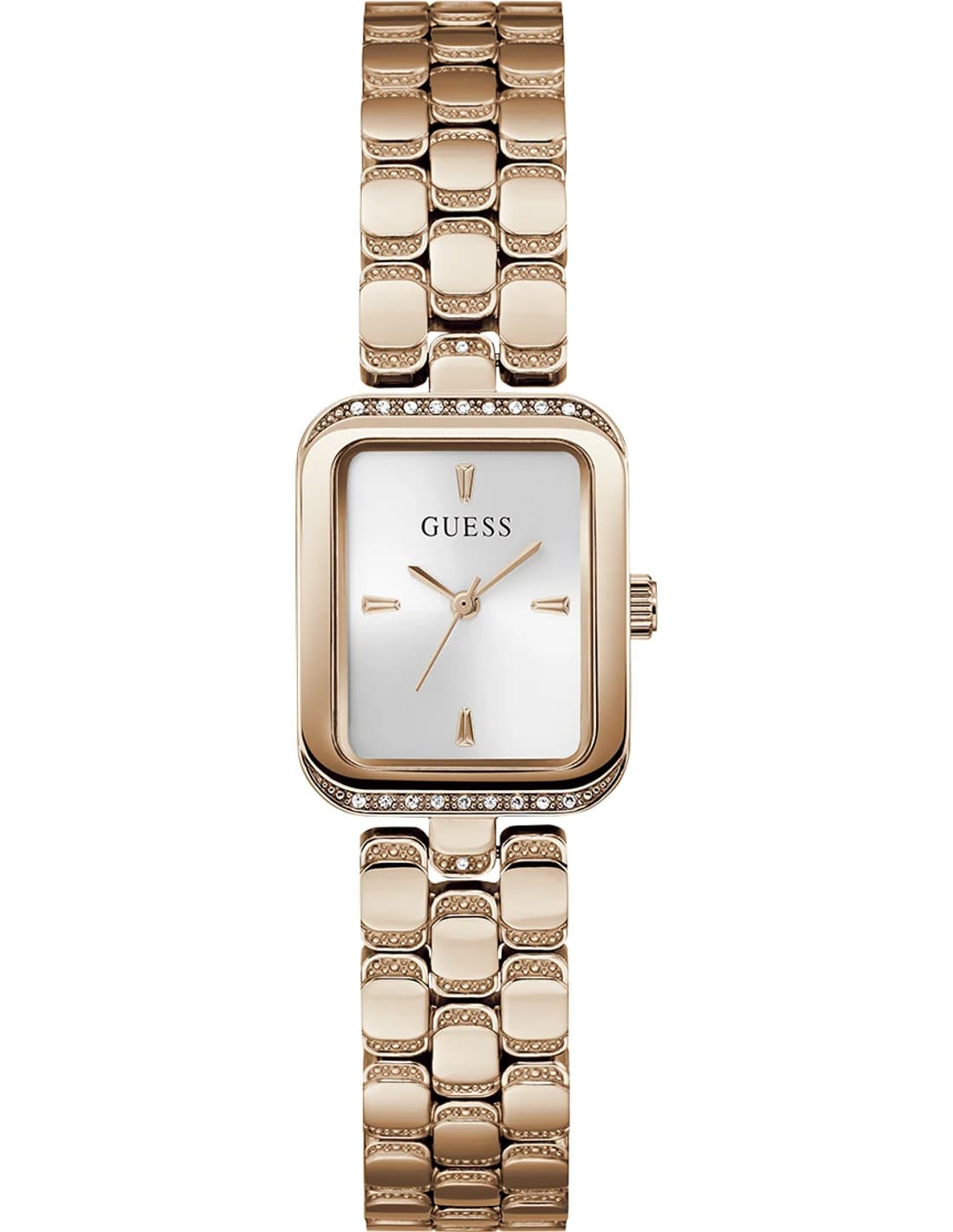 Montre femme Guess GW0865L3, cadran argenté, bracelet acier
