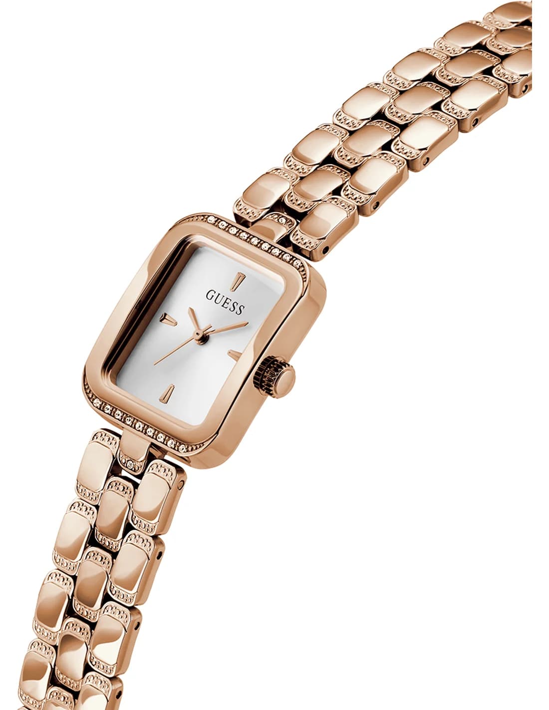 Profil de la montre Guess GW0865L3, boîtier or rose