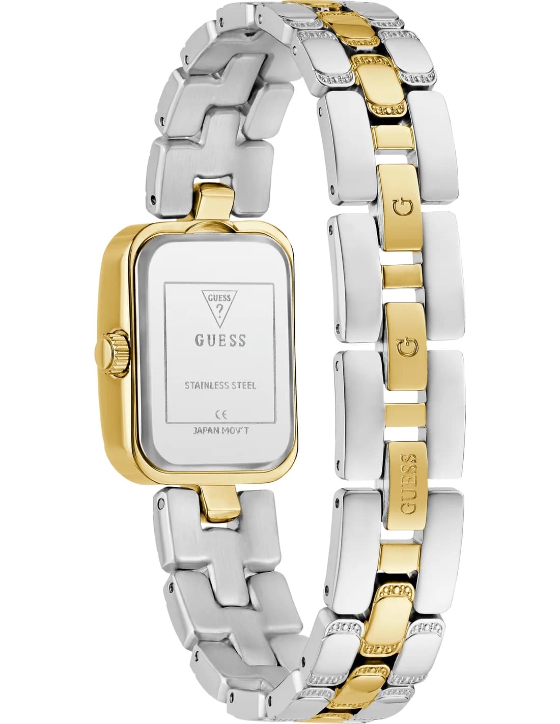 Cadran vert de la montre Guess GW0865L4 en détail
