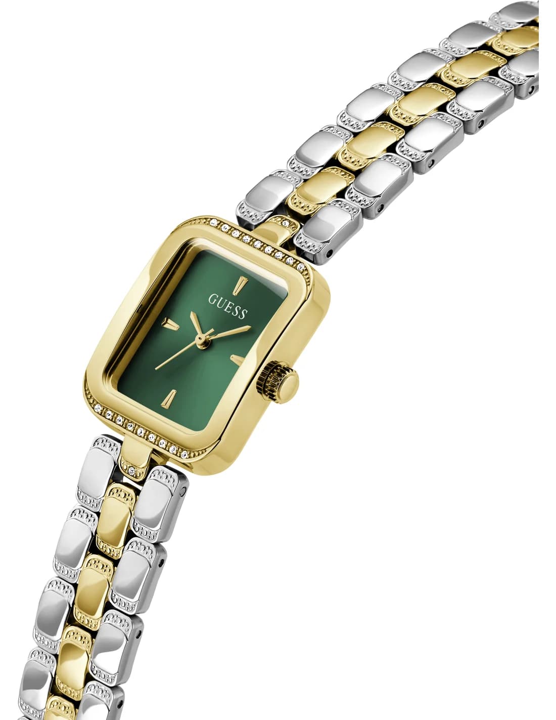 Profil de la montre Guess GW0865L6, boîtier bicolore
