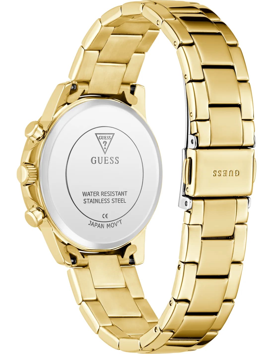 Cadran or de la montre Guess GW0933L2 en détail