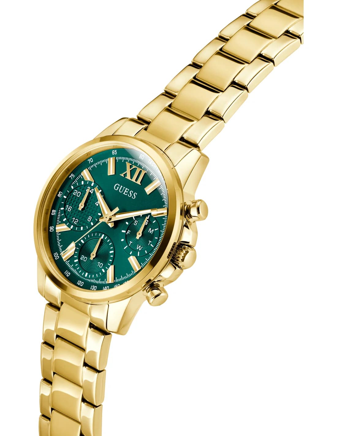 Profil de la montre Guess GW0933L6, boîtier or