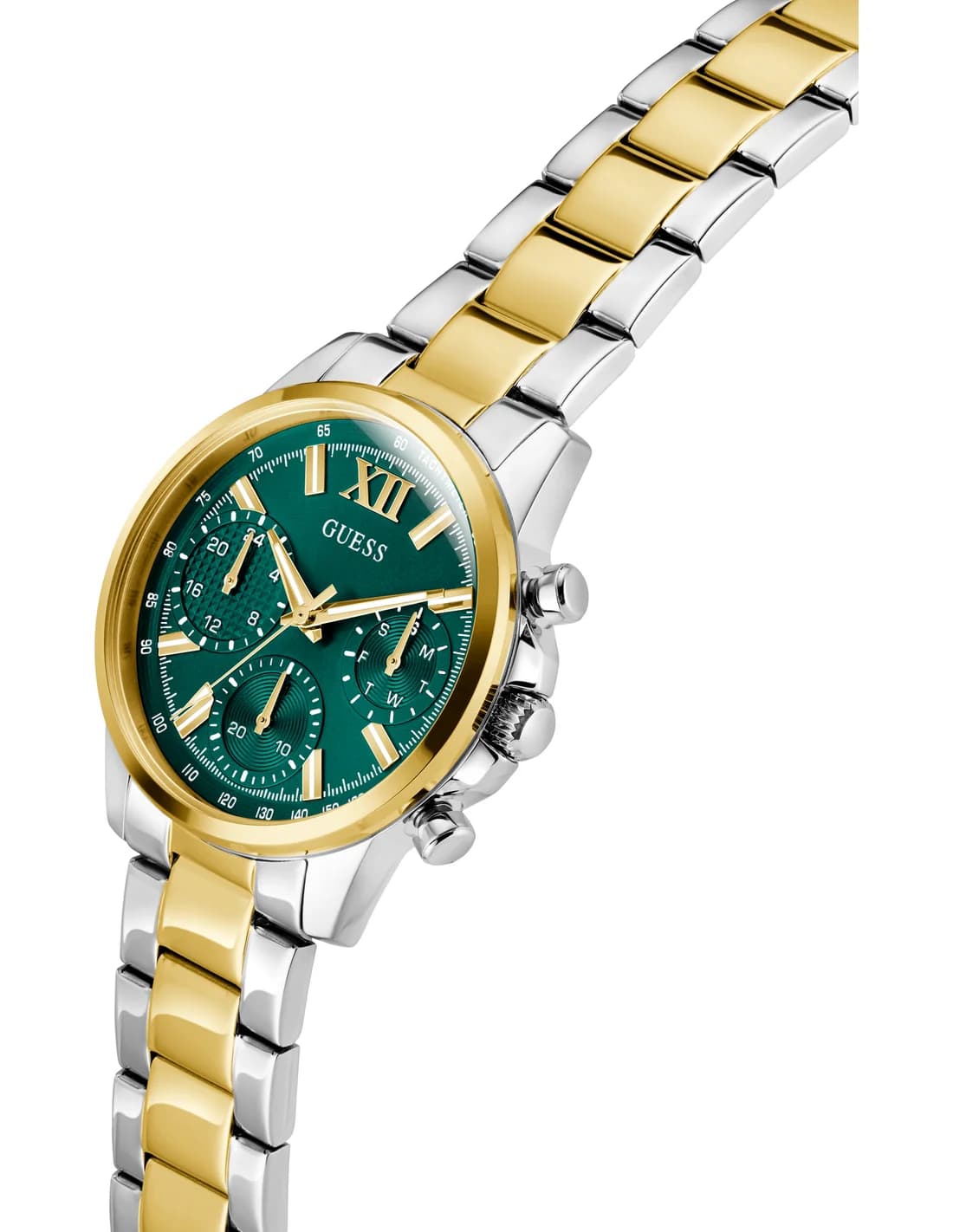 Profil de la montre Guess GW0933L7, boîtier or