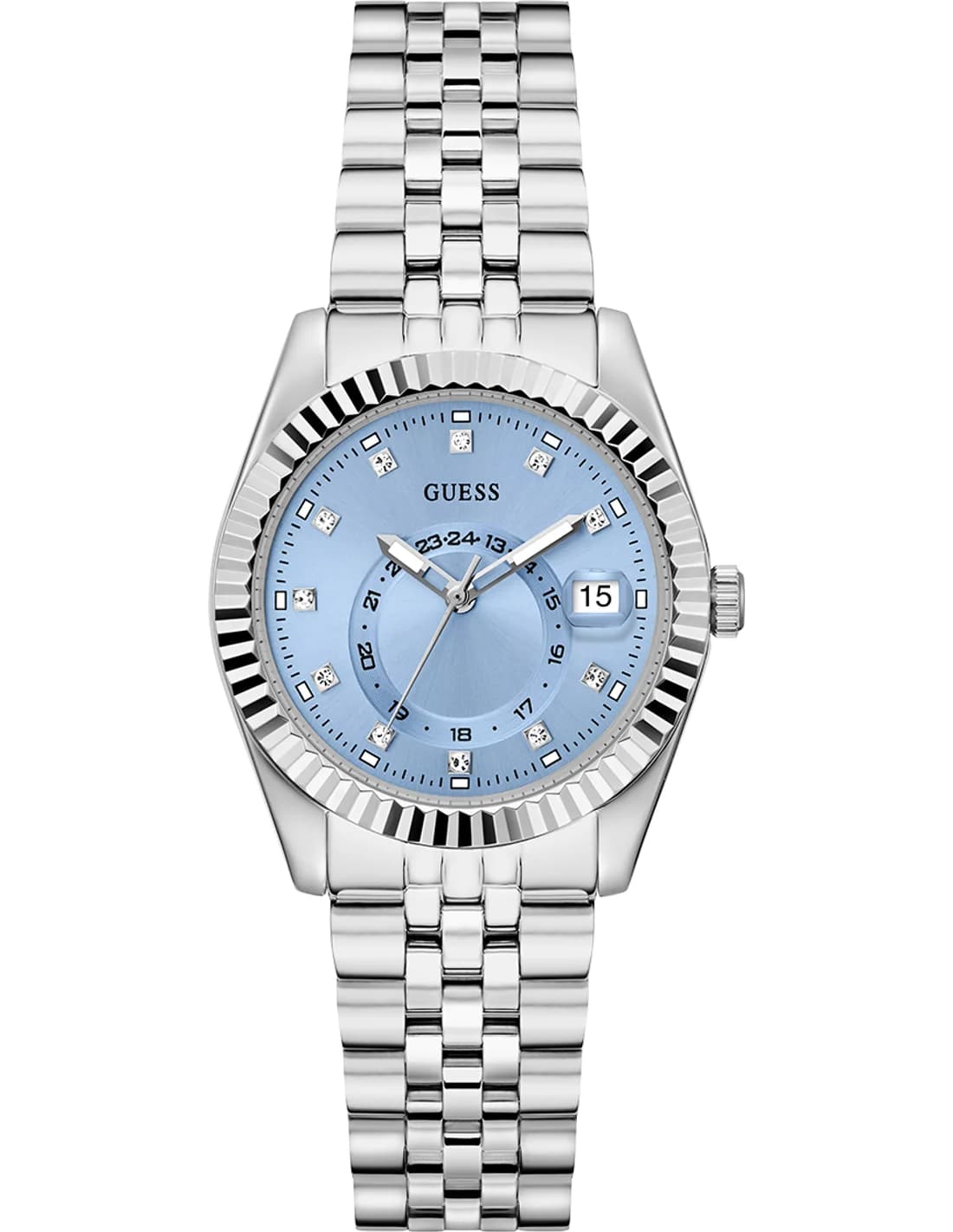 Montre Femme Guess Jada GW0936L1 cadran bleu bracelet acier