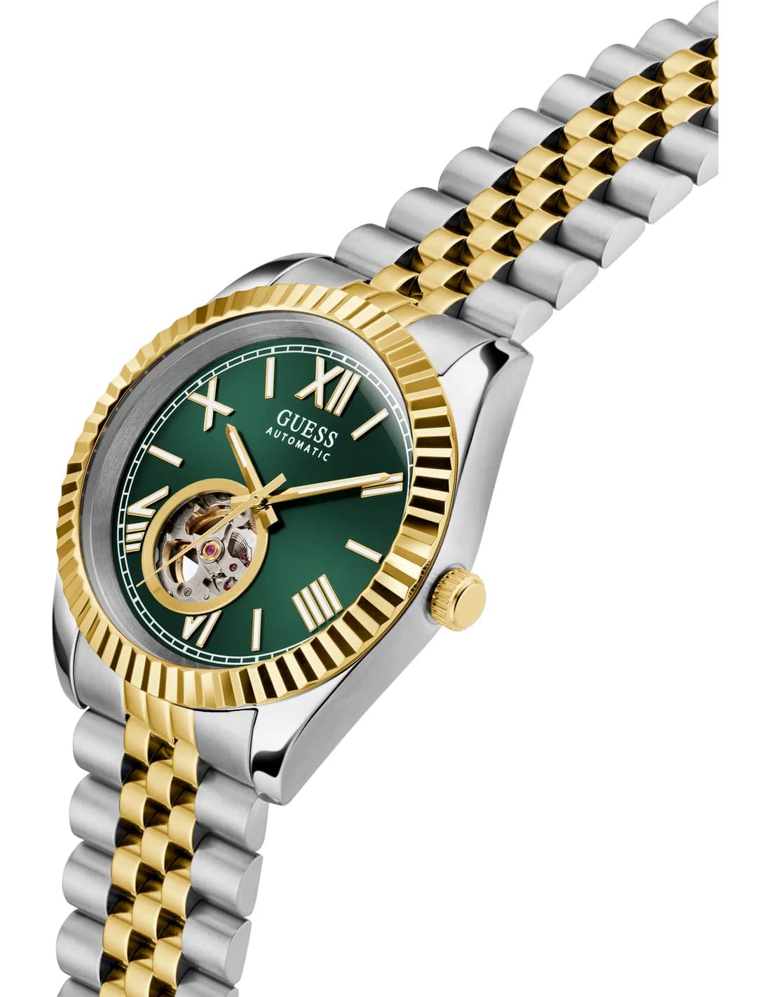 Profil de la montre Guess GW0984G4, boîtier or