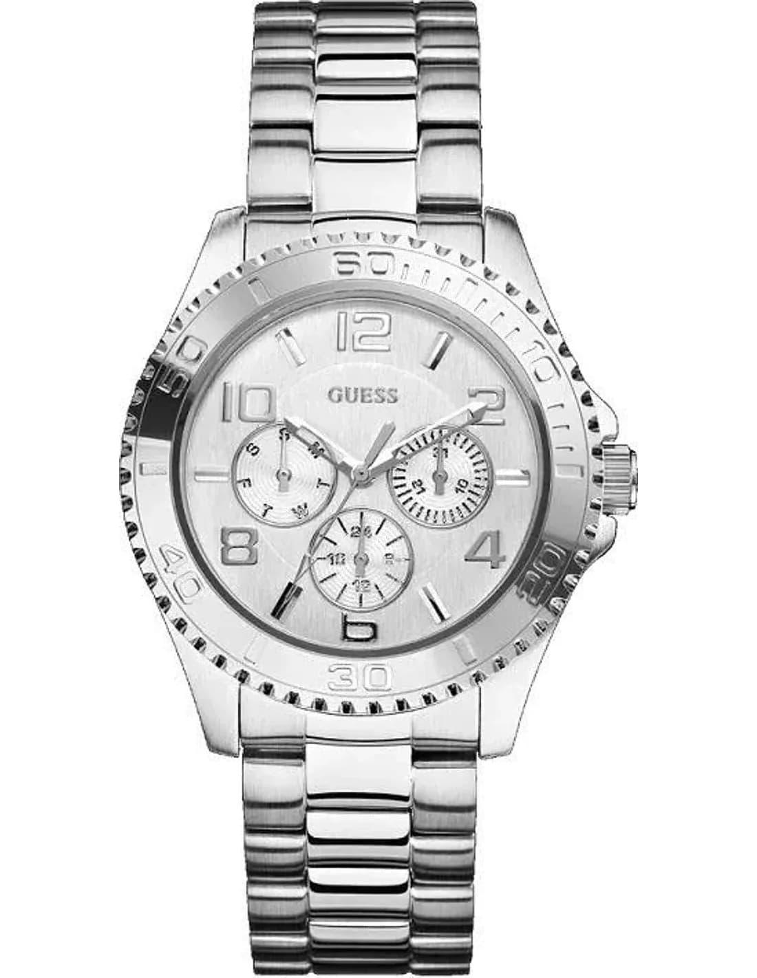 Montre Femme Guess W0231L1 Multifonction Bracelet en acier argenté