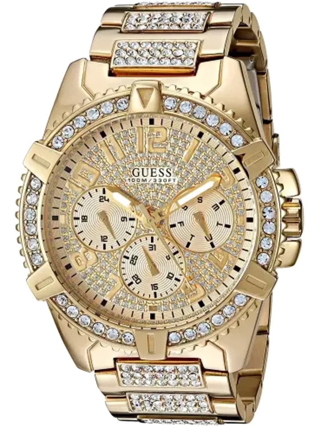 Montre Guess W0799G2 Acier Doré et Cristaux Swarovski