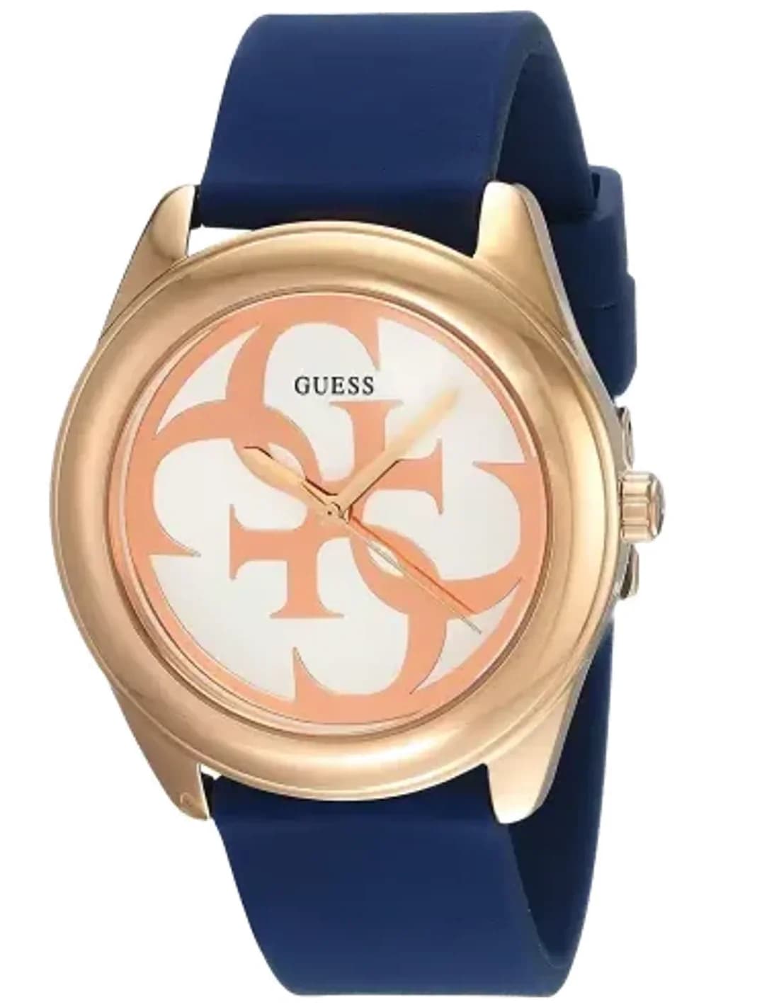 Montre Guess W0911L6 avec Bracelet en Silicone Bleu