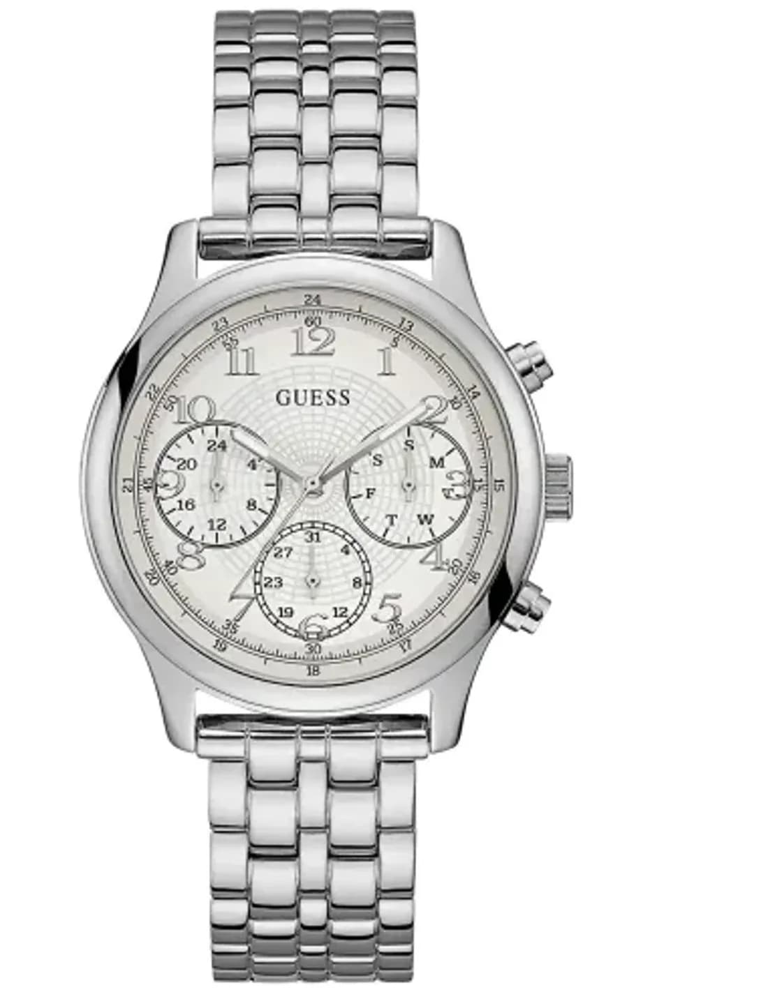 Montre Guess W1018L1 Taylor Steel en Acier Argenté