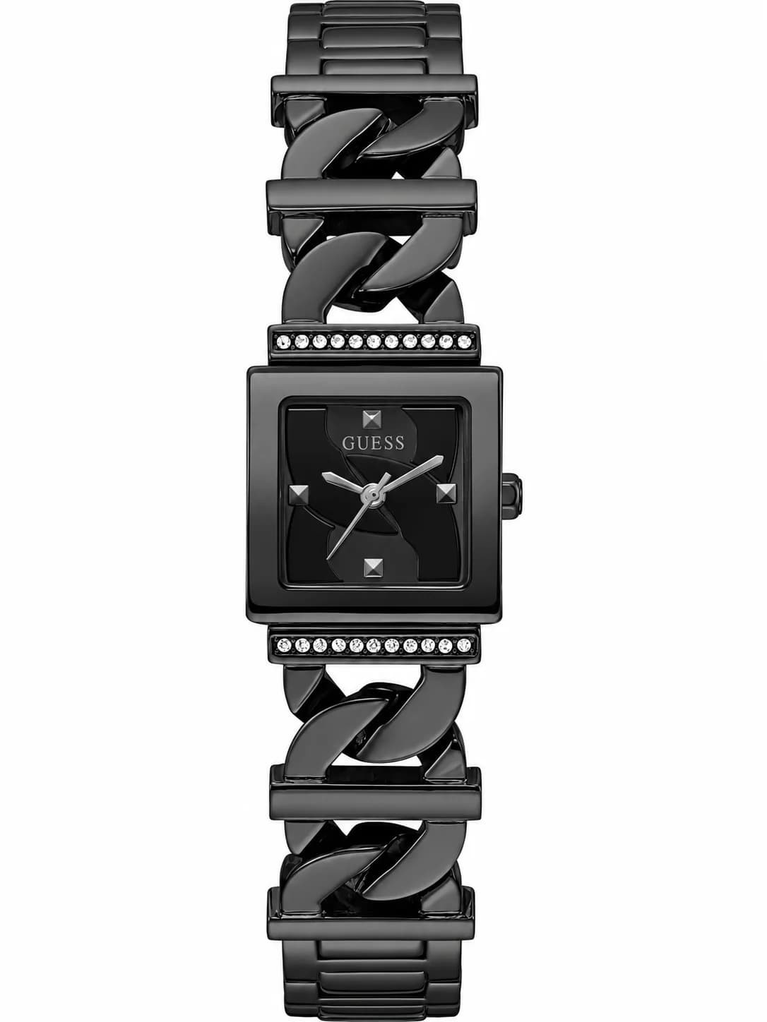 Montre femme Guess GW0603L3, cadran noir avec bracelet en acier