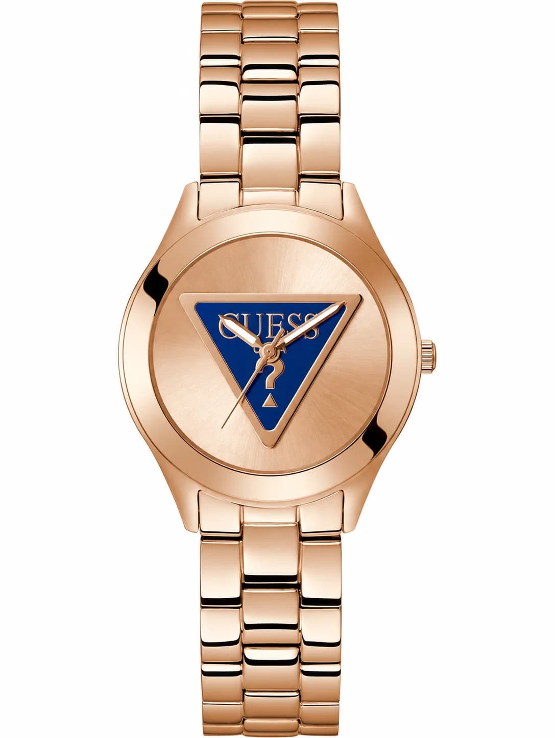 Montre femme Guess GW0675L3, cadran bicolore bleu et bracelet acier