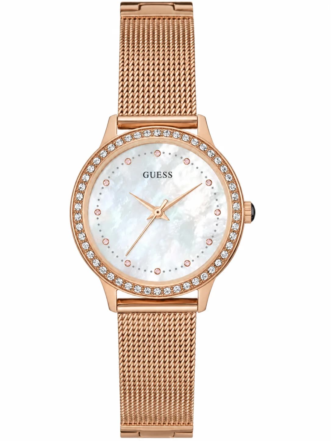 Montre Guess W0647L2 femme cadran blanc bracelet acier