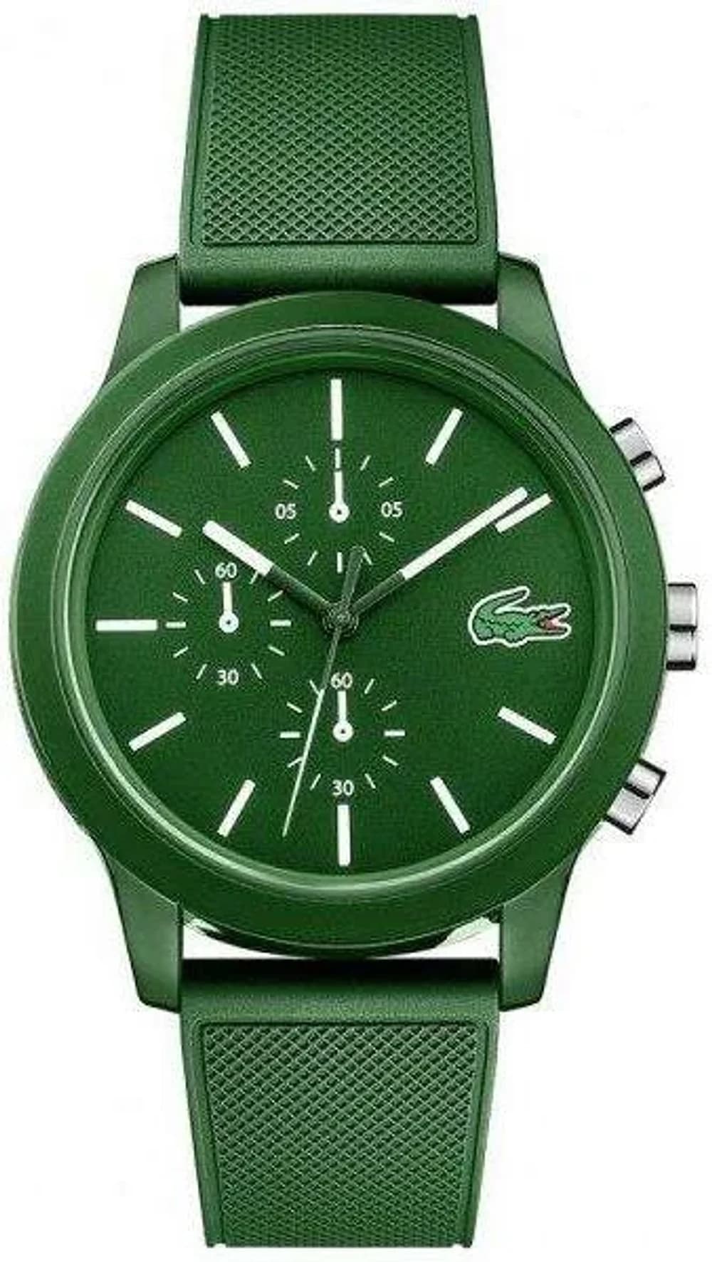Montre homme Lacoste 2010973, au cadran vert multifonctions sur silicone vert