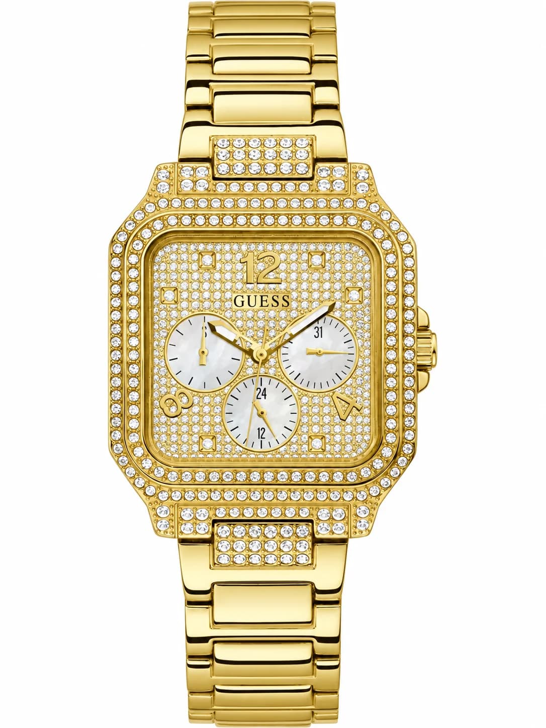 Montre Guess GW0472L2 femme cadran or bracelet acier