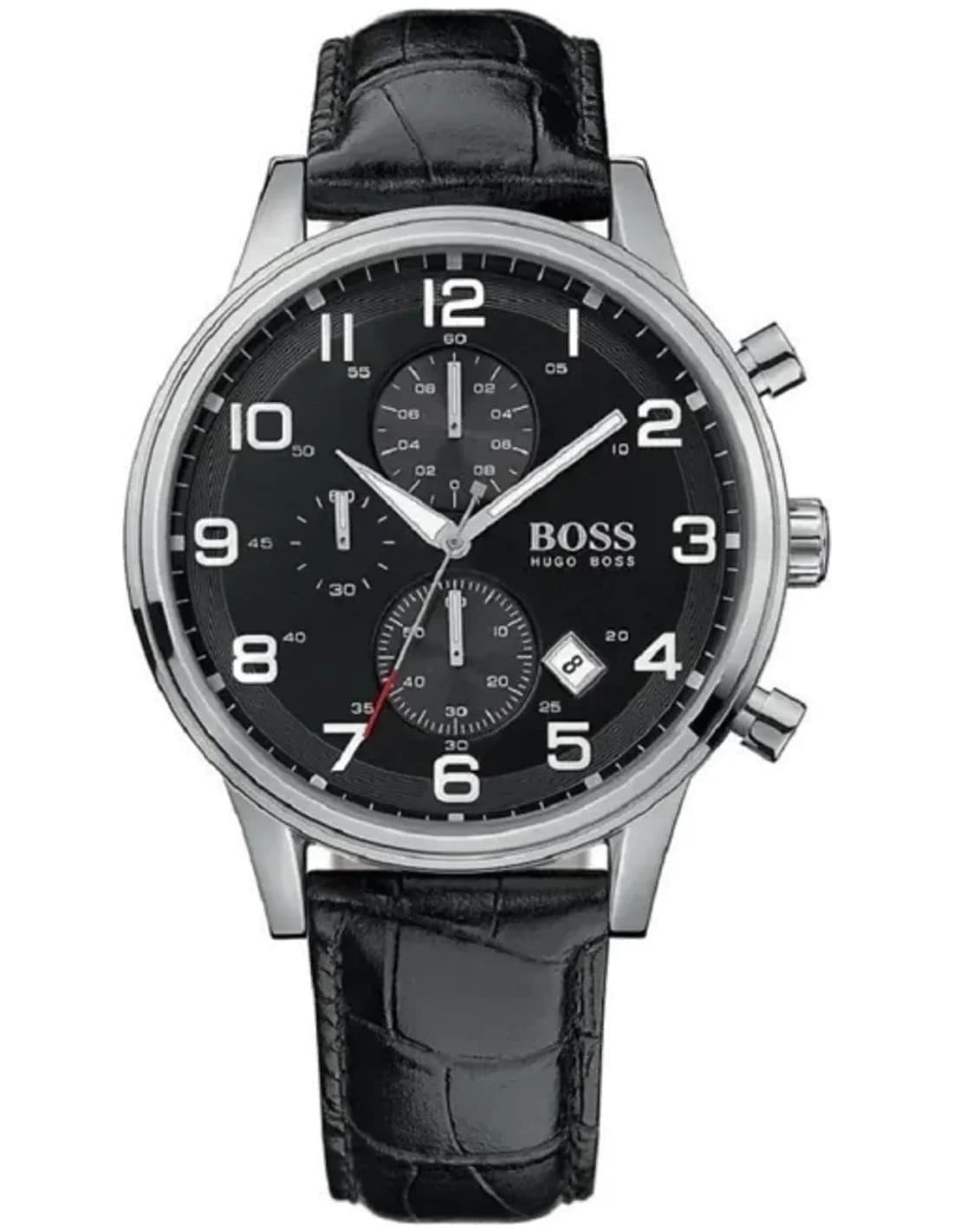 Montre Hugo Boss 1512448 avec Bracelet en Cuir Noir