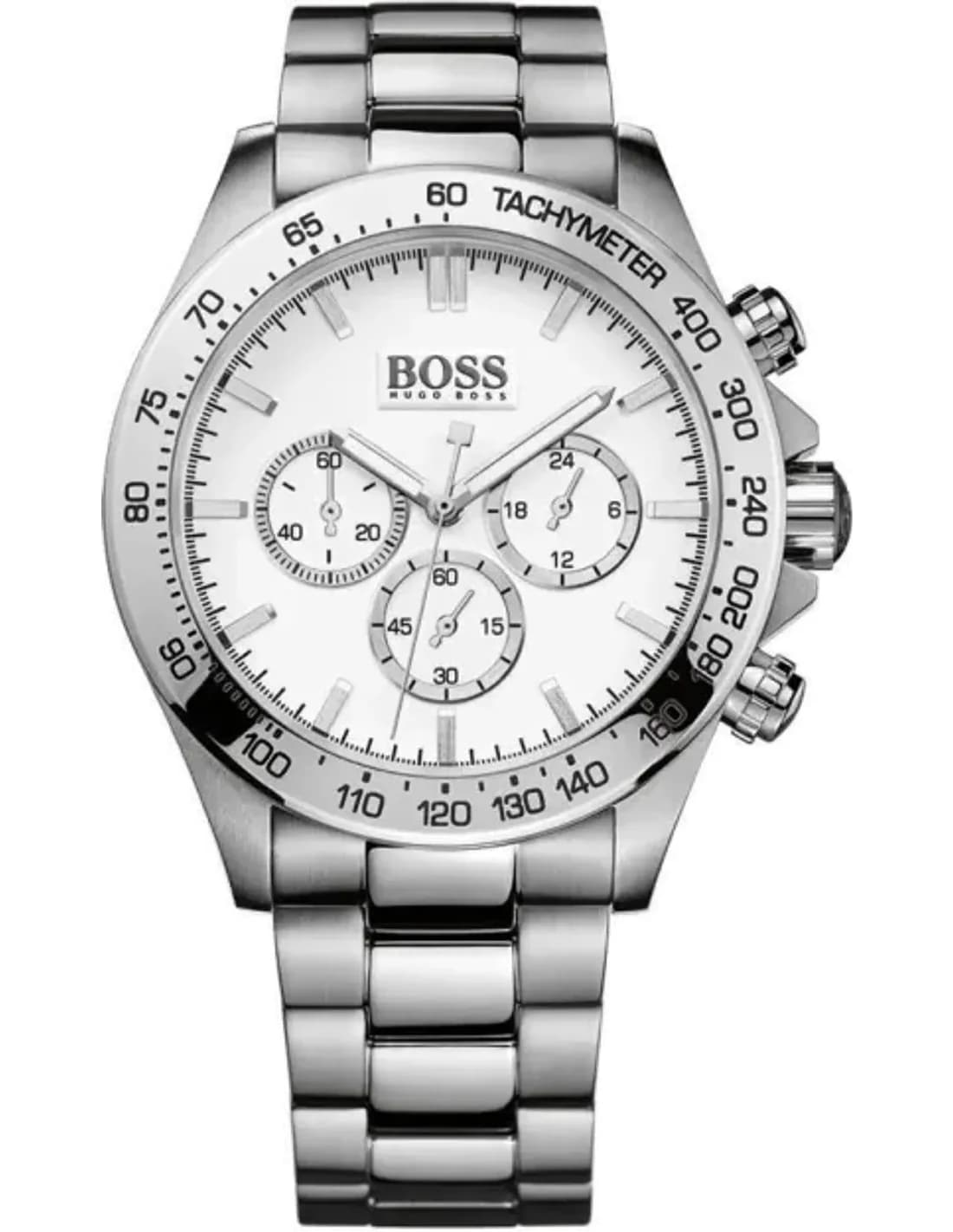Montre Hugo Boss 1512962 en acier inoxydable avec bracelet à maillons