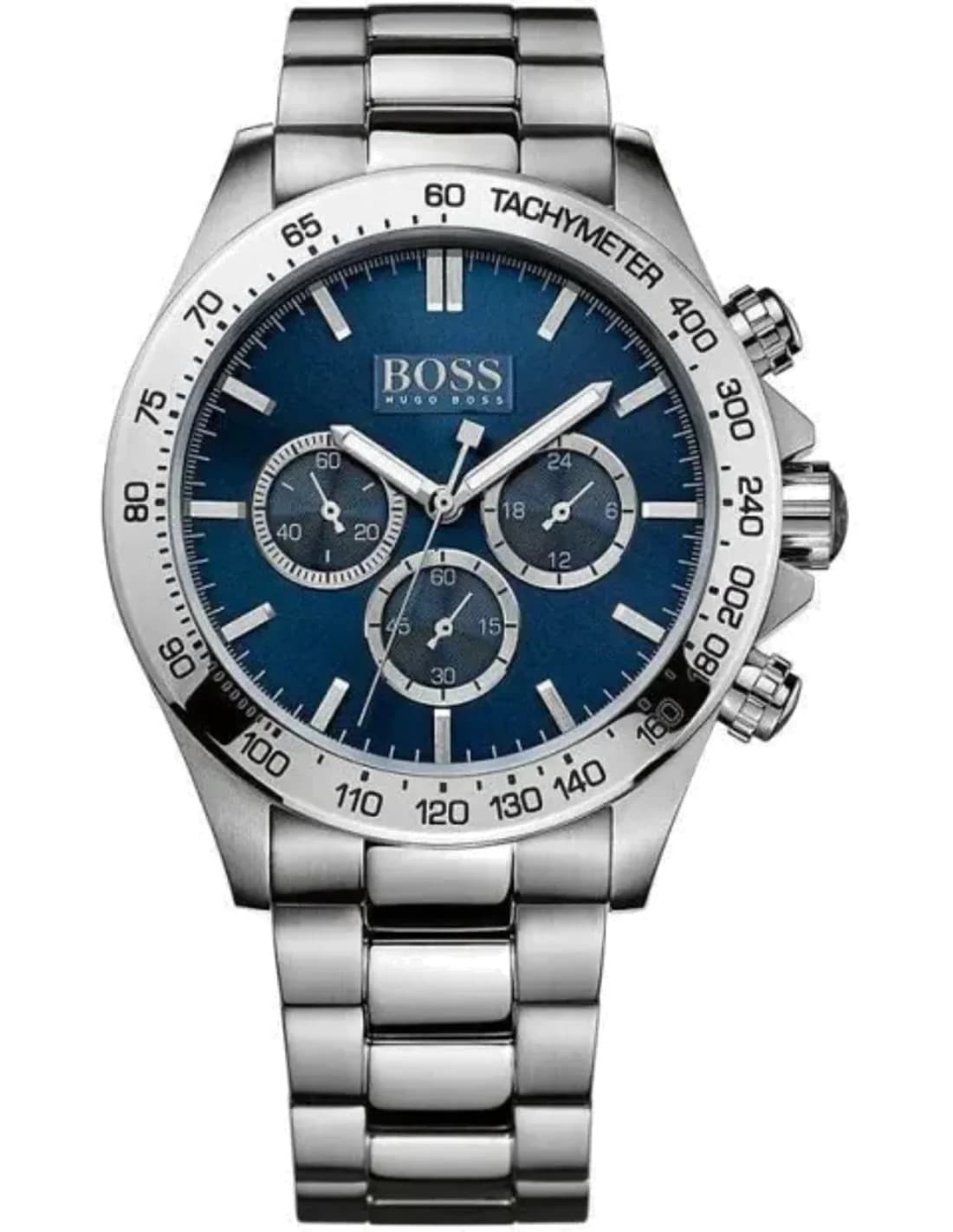 Montre Homme Hugo Boss 1512963 Chronographe à Cadran Bleu