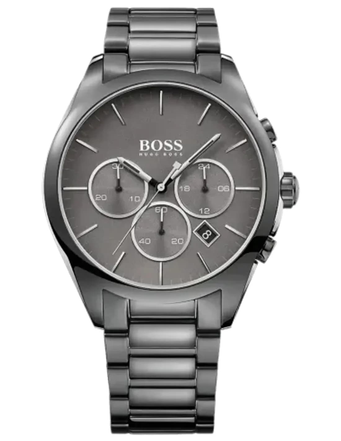 Montre Hugo Boss 1513364 Onyx Chronomètre Acier Anthracite