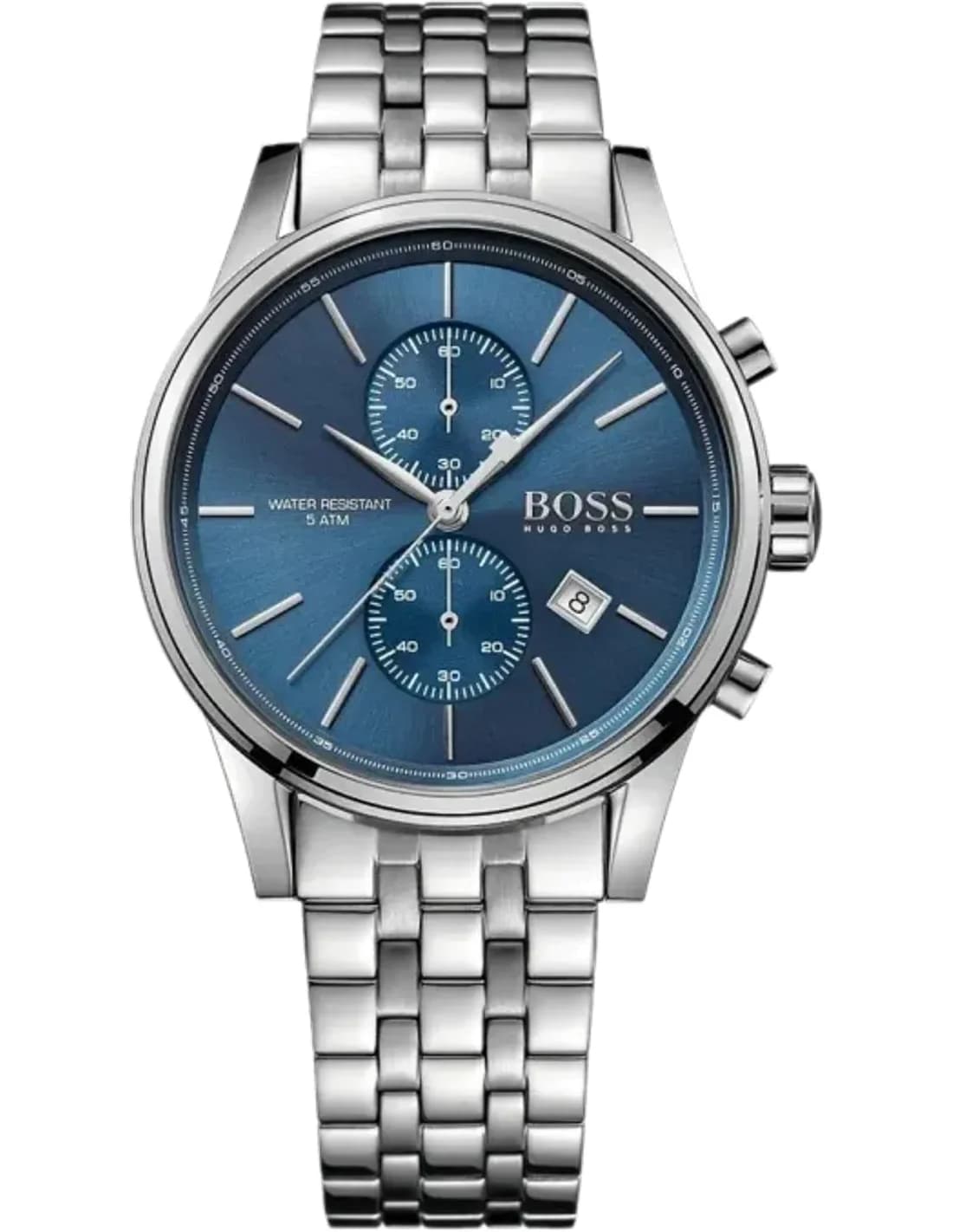 Montre Hugo Boss 1513384 Classic Jet Cadran Bleu et Bracelet Acier