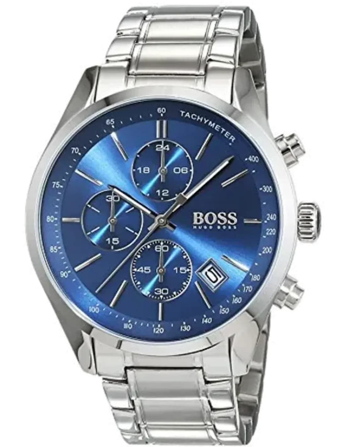Montre Hugo Boss 1513478 Chronomètre à Cadran Bleu