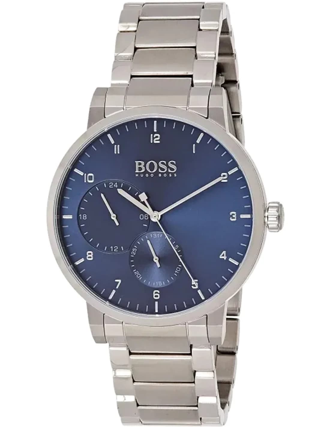 Montre Homme Hugo Boss 1513597 Acier et Cadran Bleu 42mm