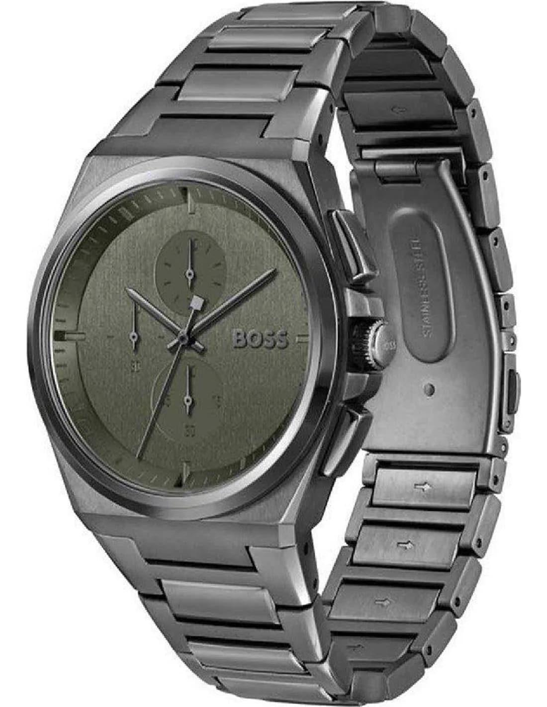 Profil de la montre Hugo Boss 1514045, boîtier gris