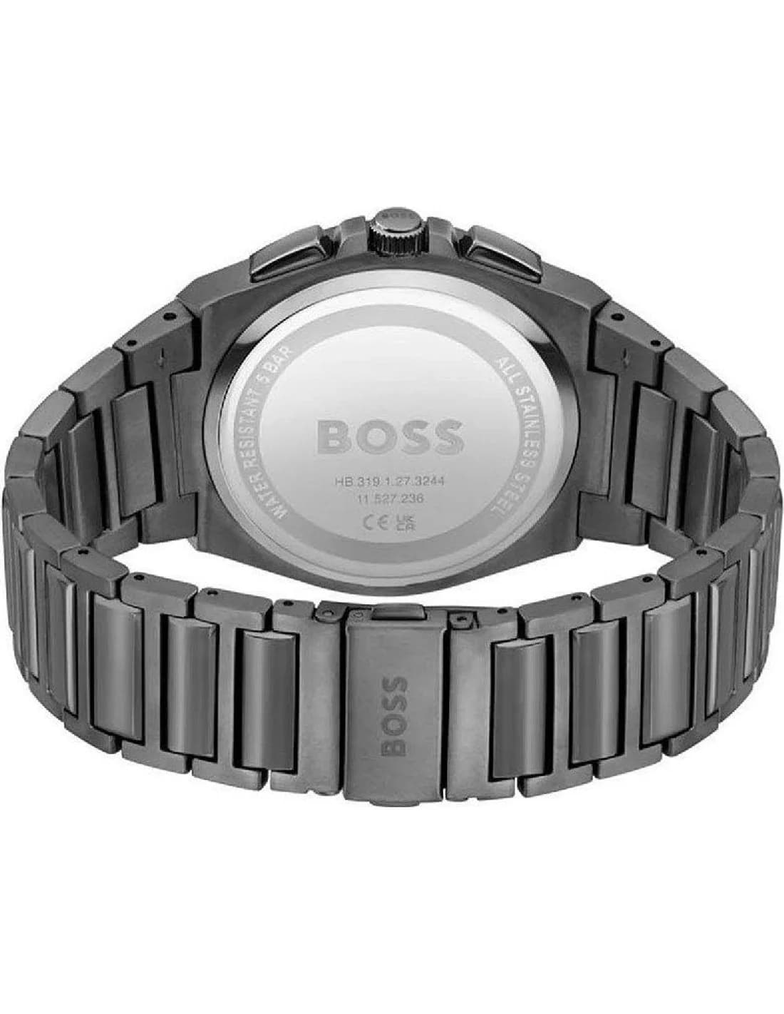 Cadran vert de la montre Hugo Boss 1514045 en détail