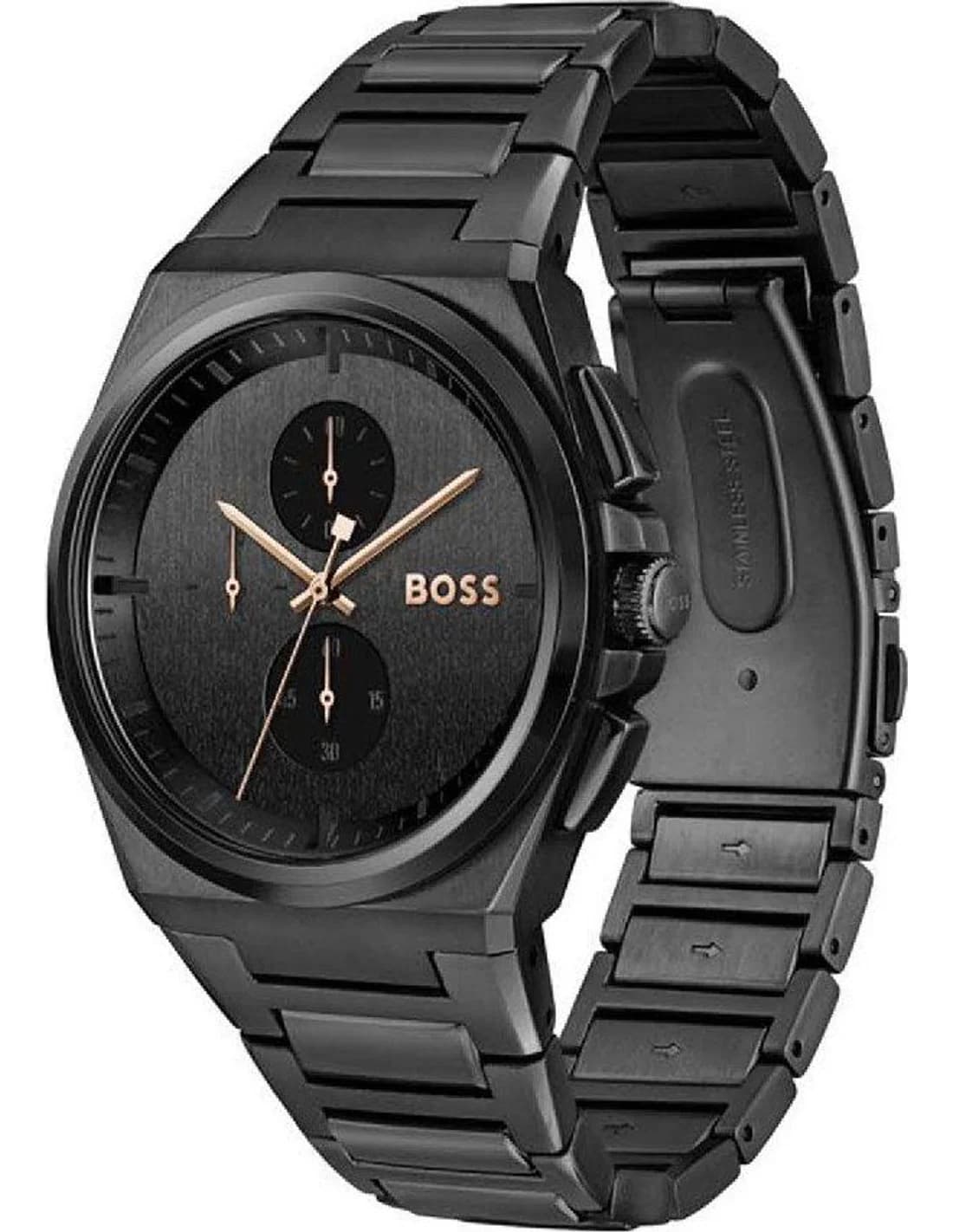 Profil de la montre Hugo Boss 1514068, boîtier noir