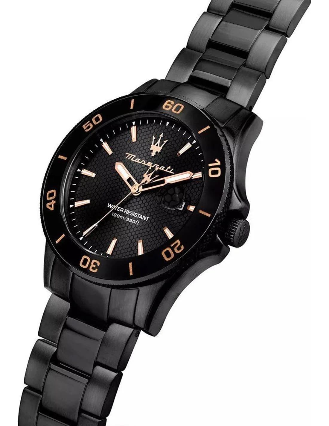 Profil de la montre Maserati R8853100035, boîtier noir