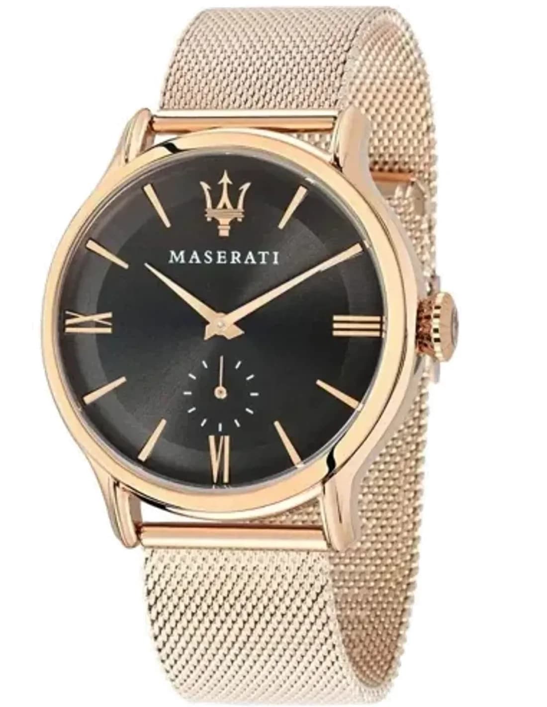 Montre Homme Maserati Epoca R8853118004 en maille milanaise or rose