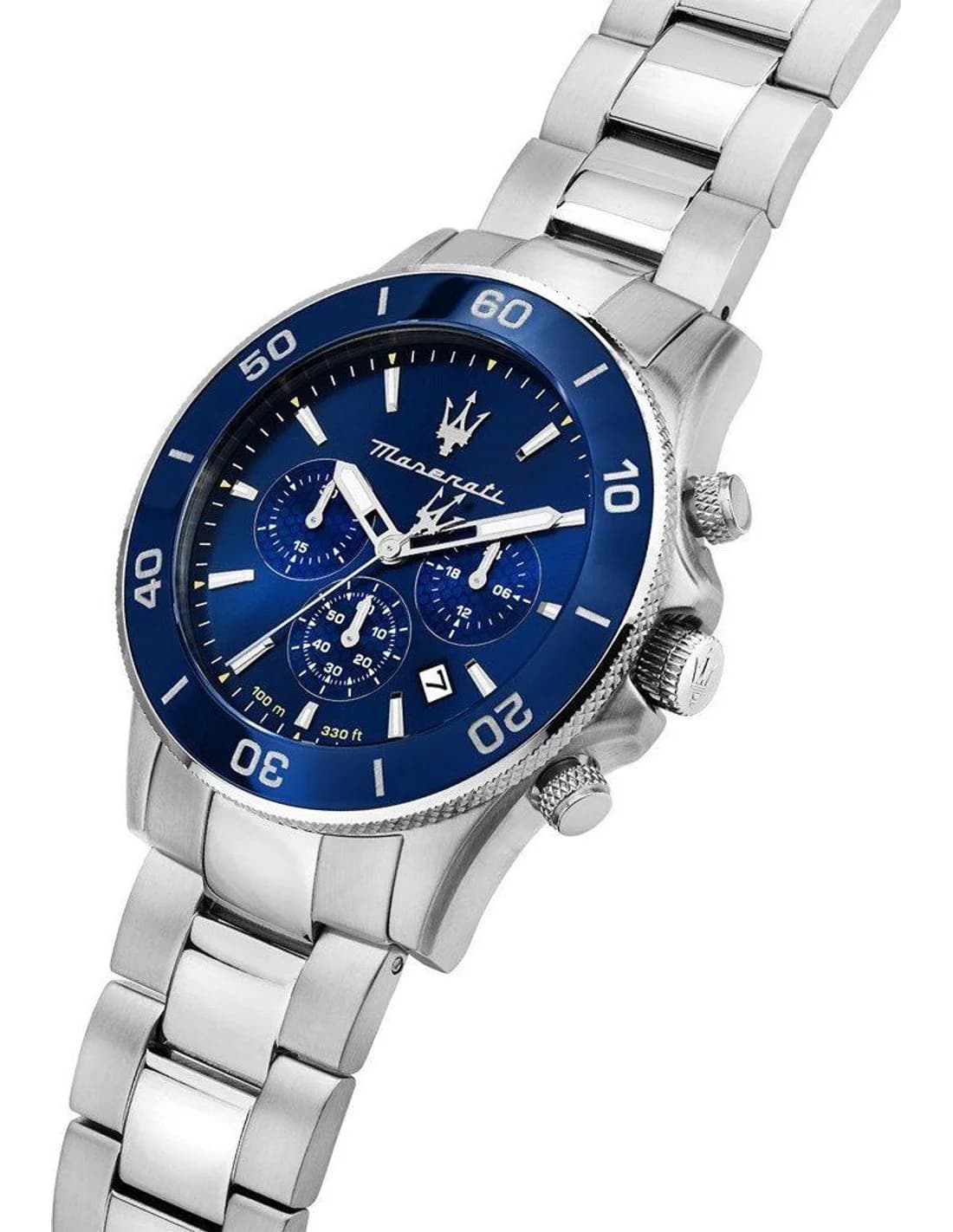 Profil de la montre Maserati R8873600002, boîtier argent