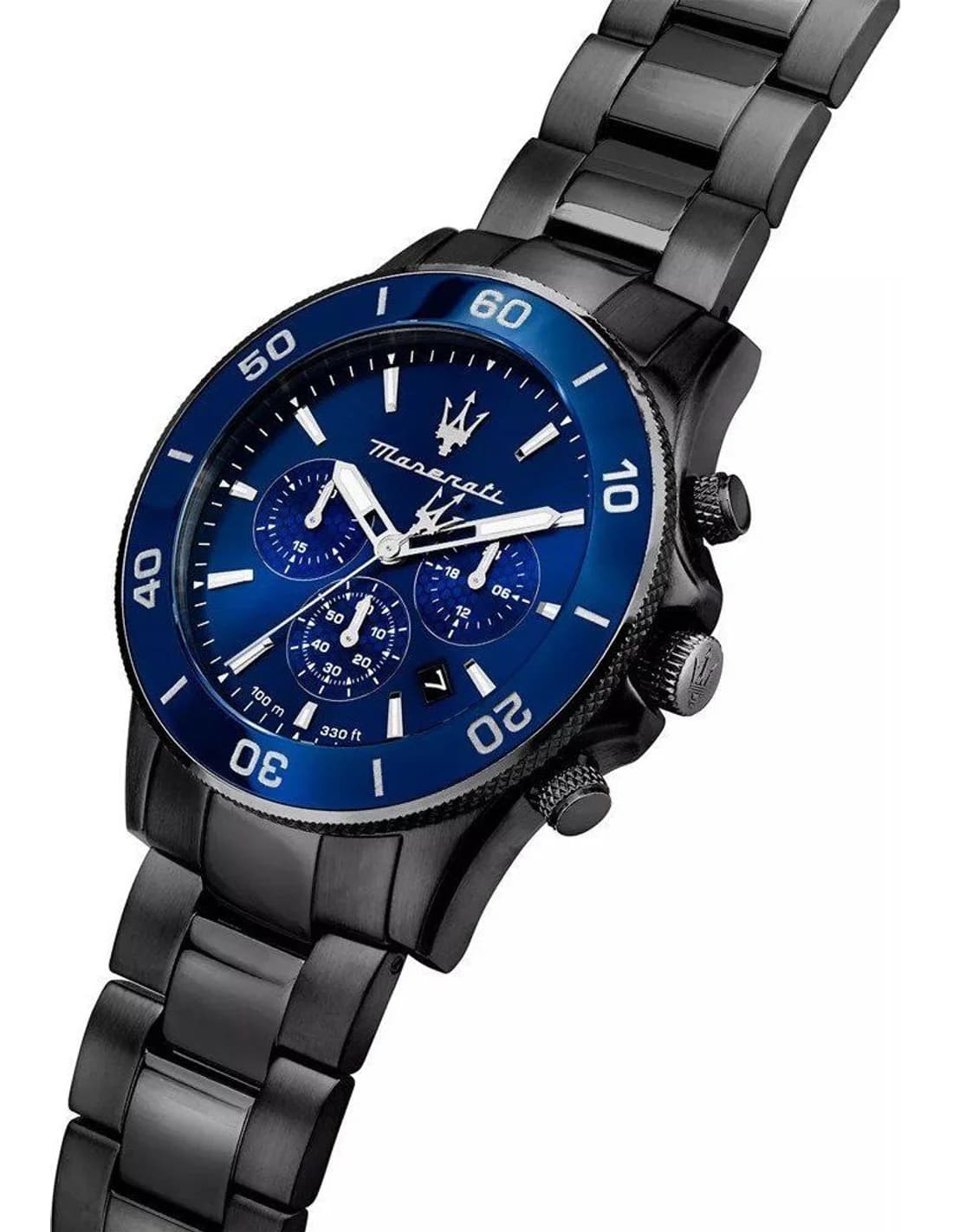 Profil de la montre Maserati R8873600005, boîtier noir
