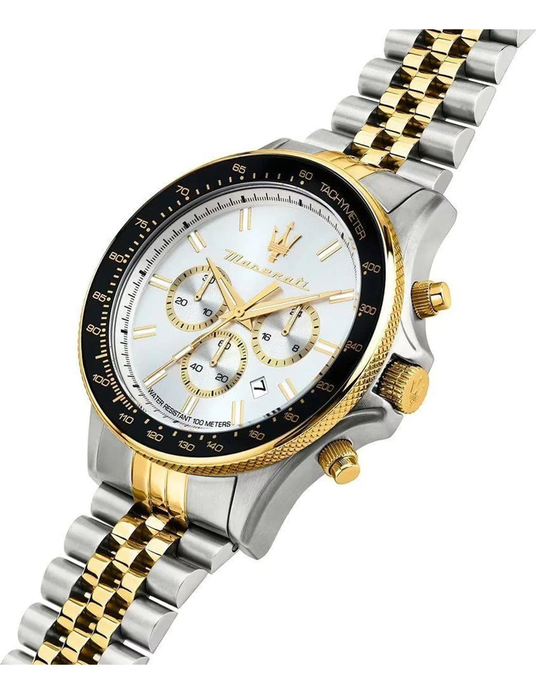 Profil de la montre Maserati R8873640024, boîtier bicolore