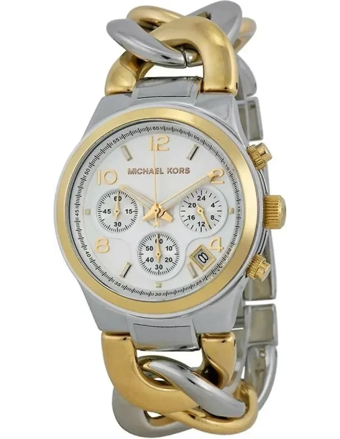Montre Michael Kors MK3199 en acier inoxydable argenté Runway