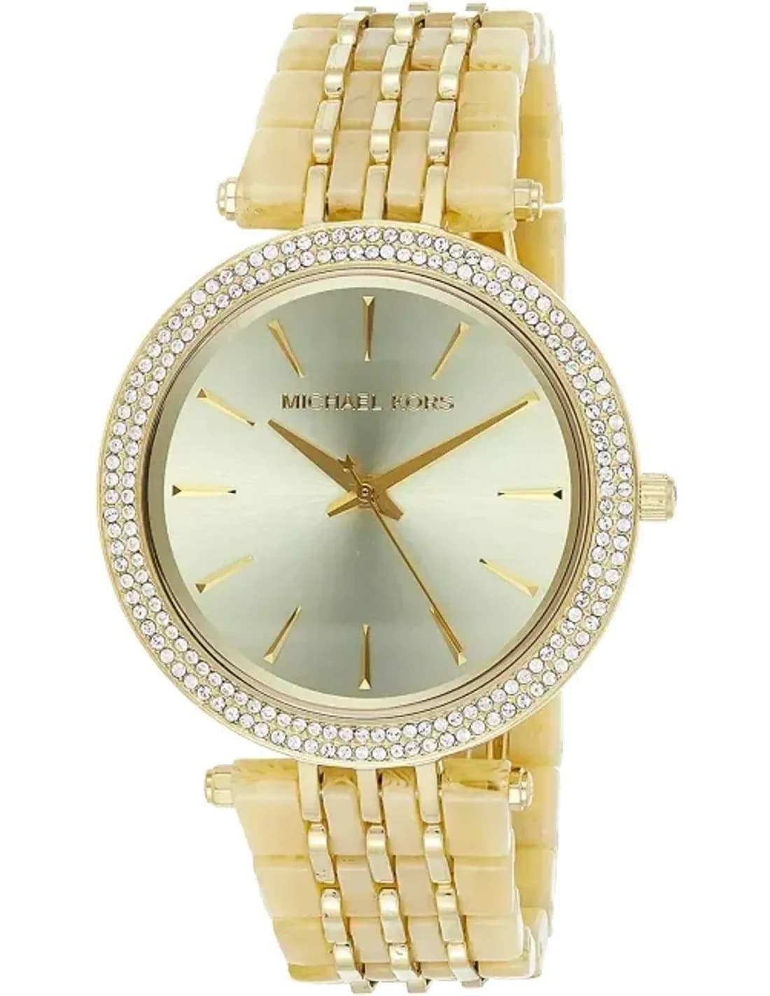 Montre Michael Kors MK4325 Bracelet Bi-matière Acétate et Acier Doré