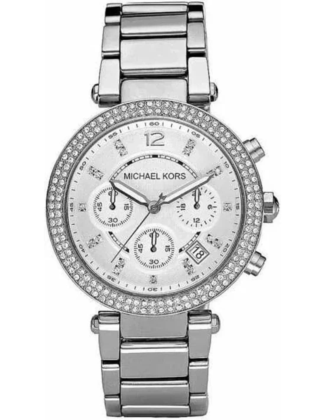Montre Michael Kors MK5353 Argentée avec Cristaux Swarovski