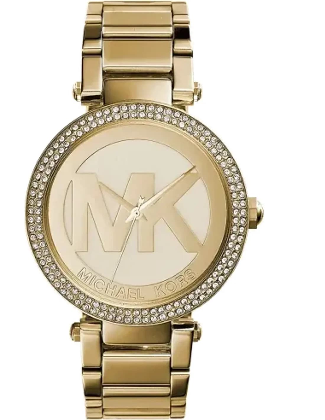 Montre Michael Kors MK5784 Parker Chronographe en Acier Doré et Cristaux