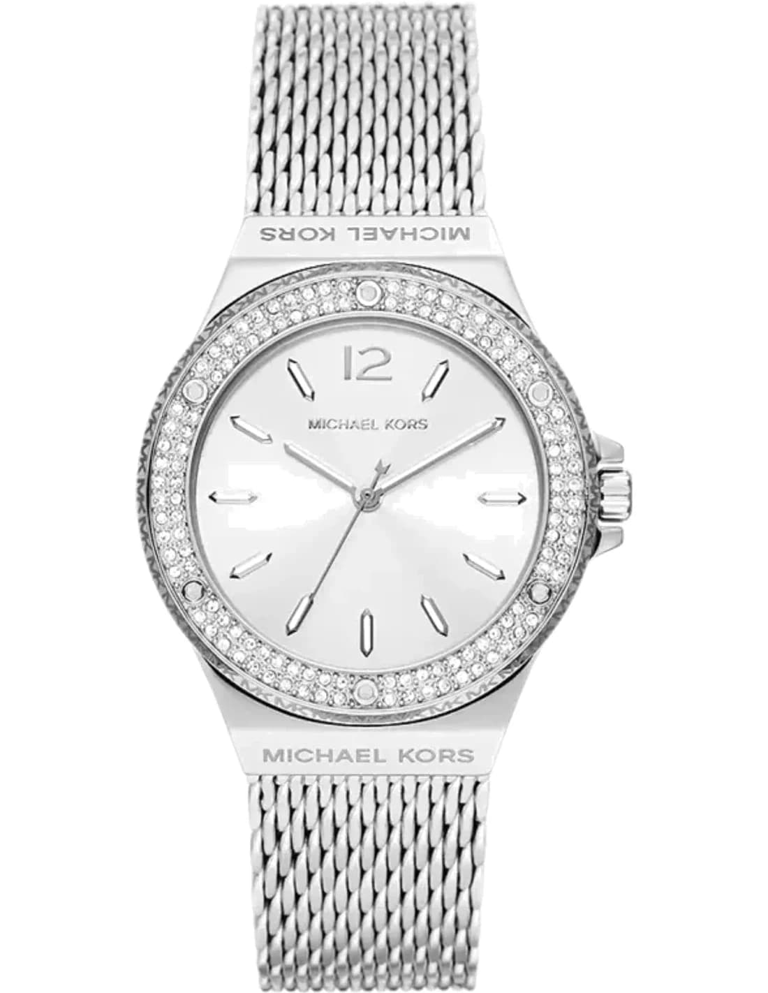 Montre Michael Kors Lennox MK7337 Cadran argenté bracelet maille milanaise