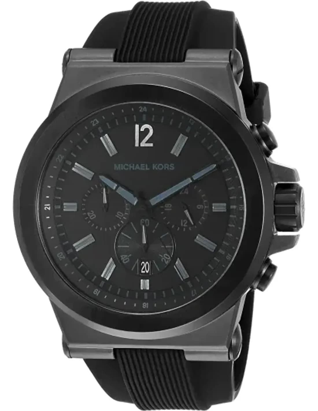 Montre Michael Kors MK8152 Bracelet Silicone Noir
