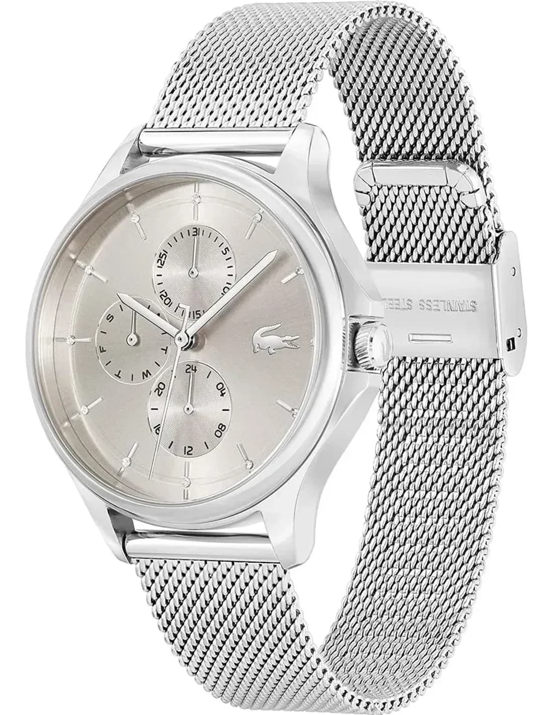 Profil de la montre Lacoste 2001237, boîtier argent