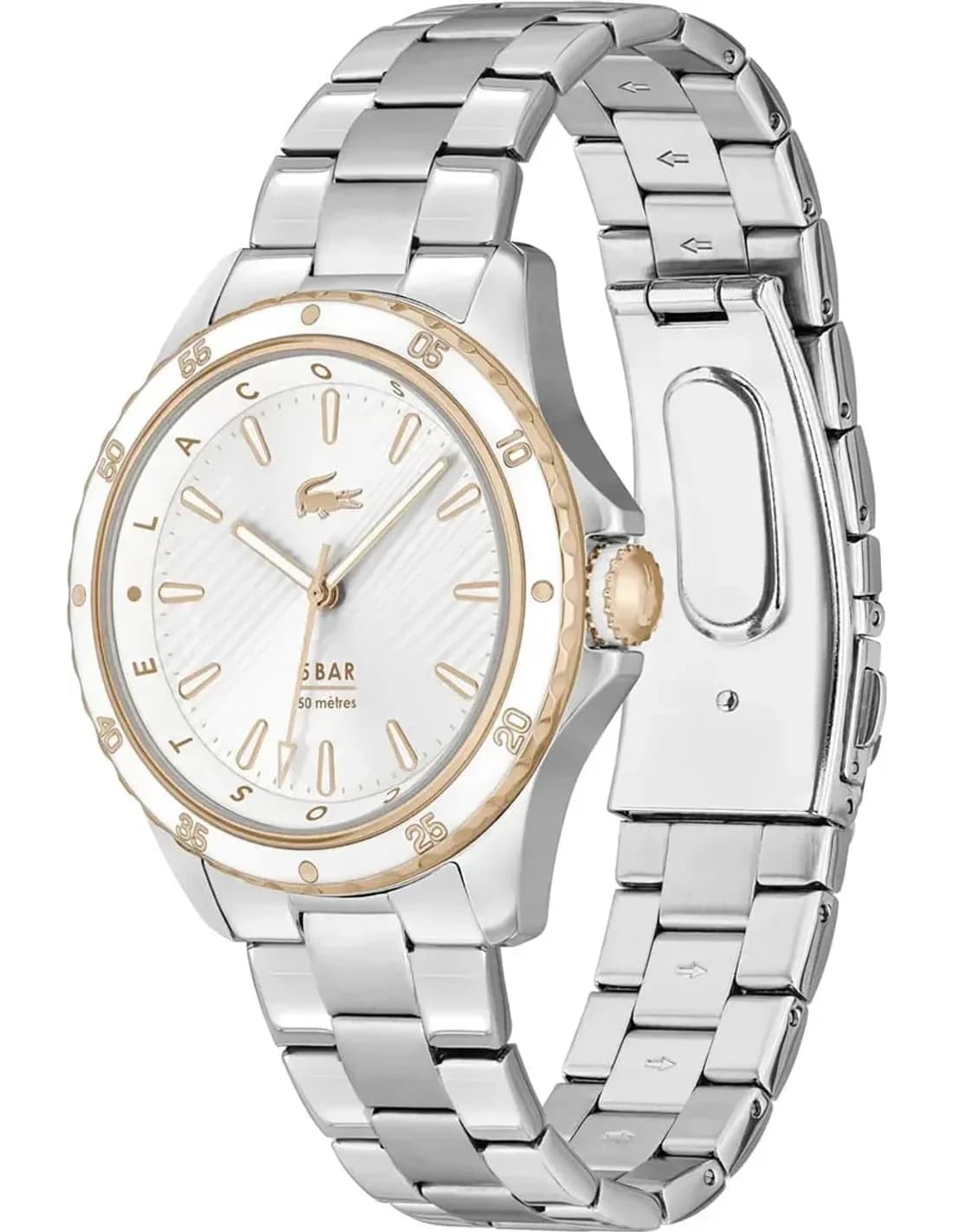 Profil de la montre Lacoste 2001370, boîtier argent
