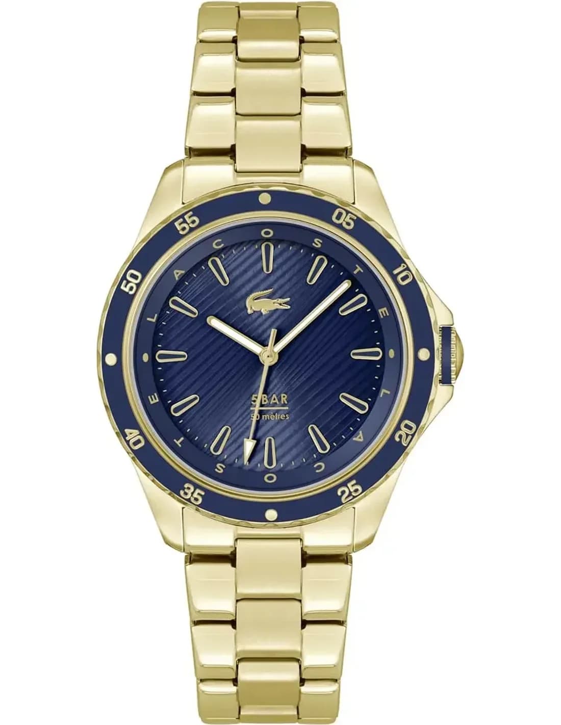 Montre femme Lacoste 2001371, cadran bleu avec bracelet acier