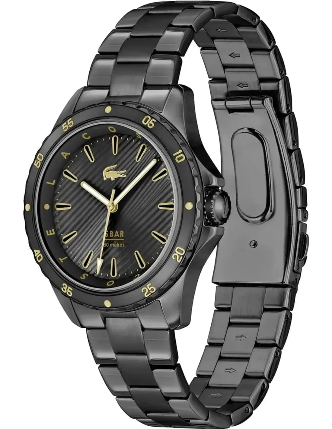 Profil de la montre Lacoste 2001373, boîtier noir