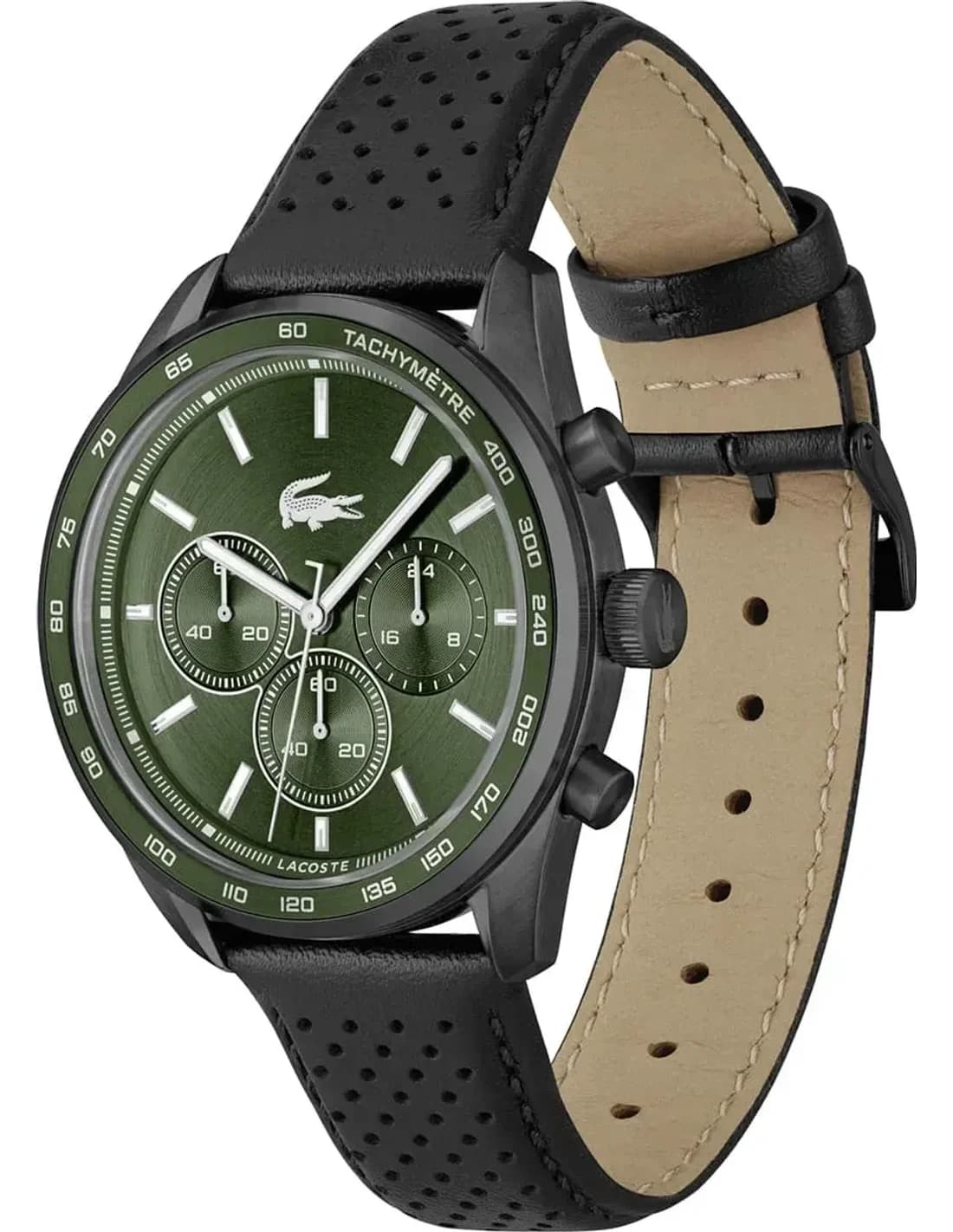 Profil de la montre Lacoste 2011345, boîtier noir