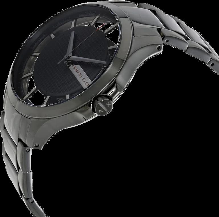 Cadran Armani Exchange AX2189 aux index appliques et aiguilles bâtons pour un style épuré