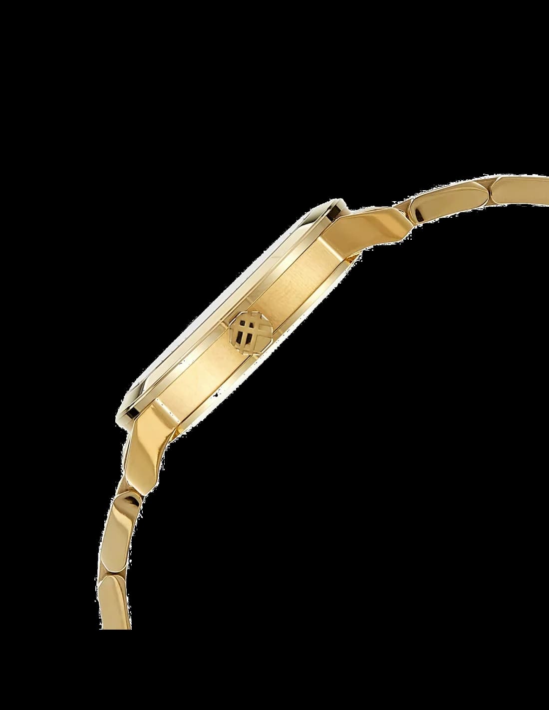 Cadran Burberry BU9003 avec index appliqués et aiguilles dorées épuré