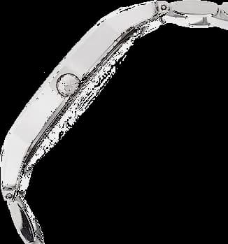 Cadran Calvin Klein K2G2G146 arborant un cadran blanc aux index appliqués et aiguilles dauphine, date à 3h