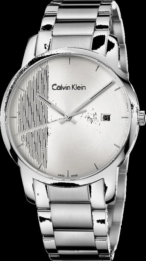 Montre Calvin Klein K2G2G14X au cadran argenté et acier inoxydable, style minimaliste élégant